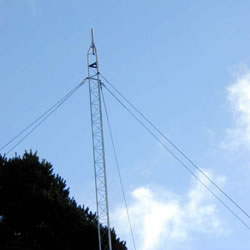 Guyed Communication Tower