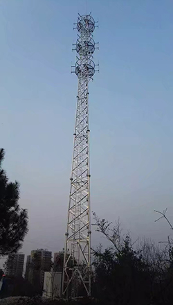 Tri-pole tower
